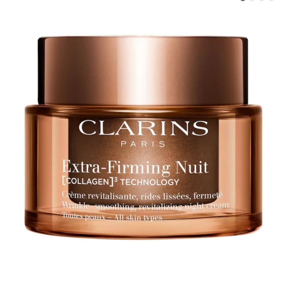 🆕 Clarins Extra-Firming Night Refillable Moisturizer Collagen Polypeptide
